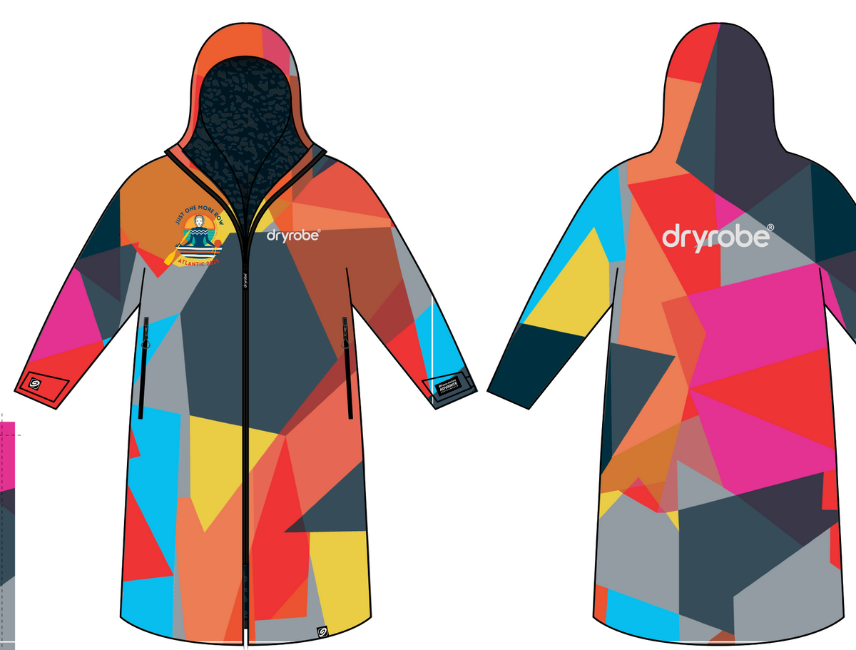 Limited Edition Abstract Dryrobe – Just One More Row