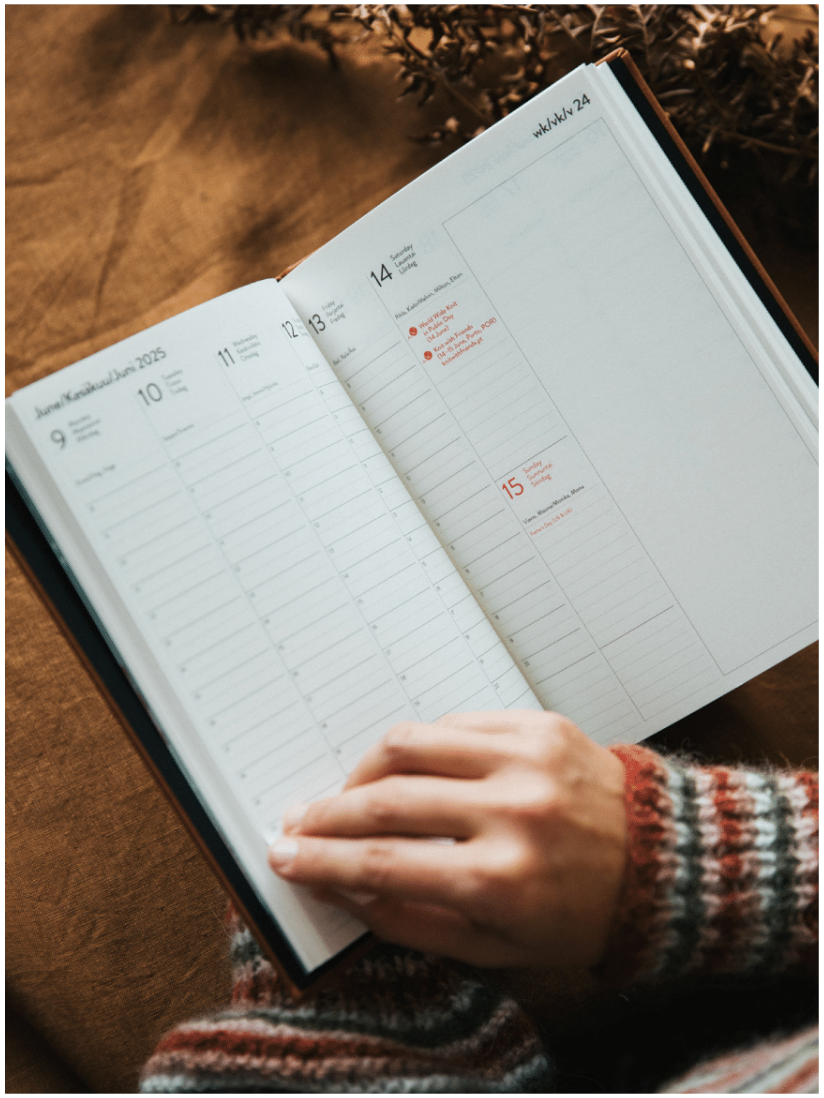 Knitter's Year 2026 Weekly Planner by Laine