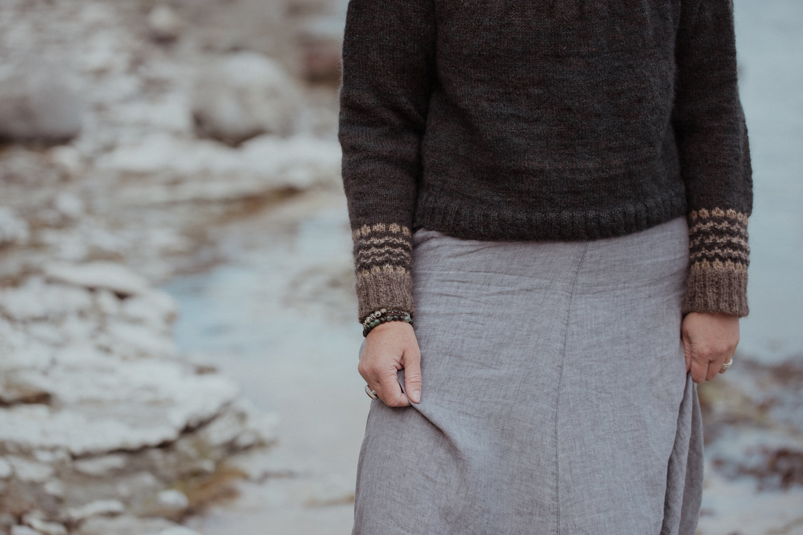 The Island and the Forest: A Knitted Correspondence