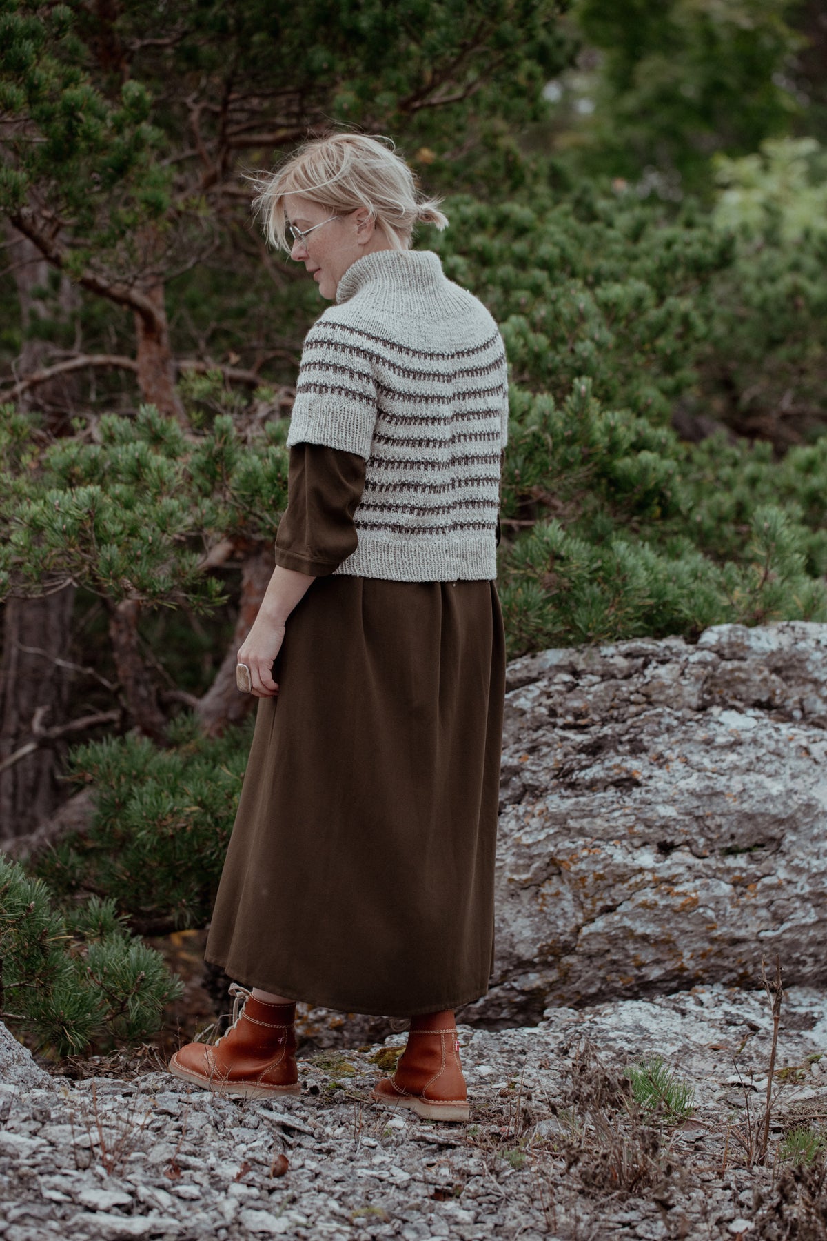 The Island and the Forest: A Knitted Correspondence