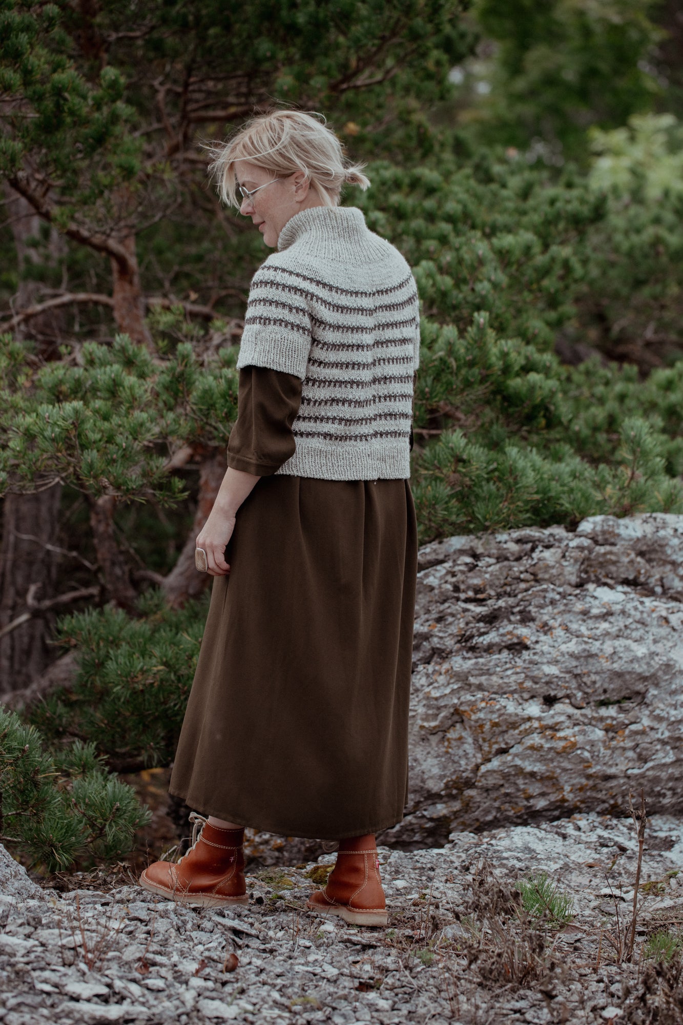 The Island and the Forest: A Knitted Correspondence