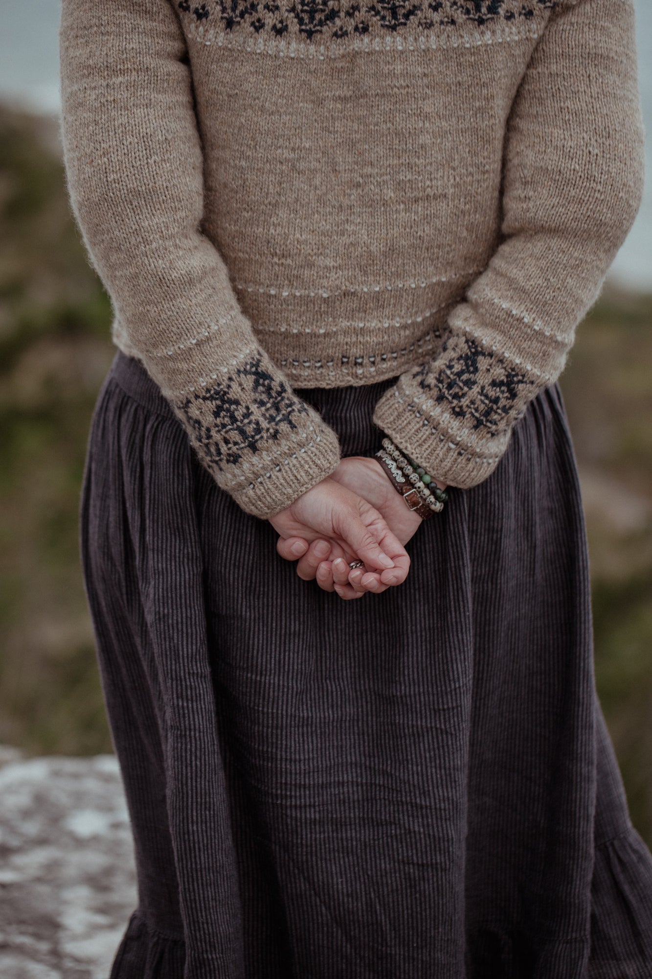 The Island and the Forest: A Knitted Correspondence