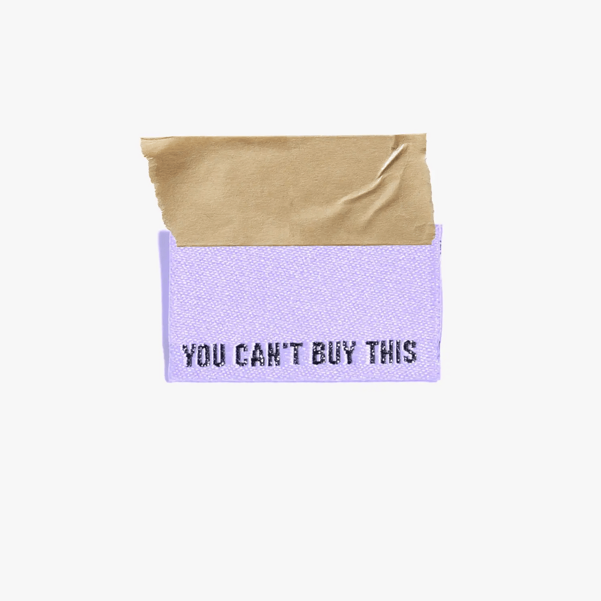 "You Can't Buy This" Woven Labels 6 Pack