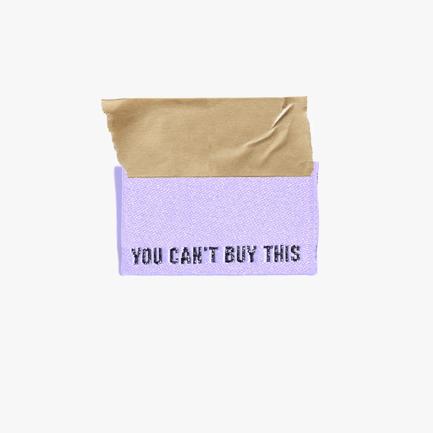 "You Can't Buy This" Woven Labels 6 Pack
