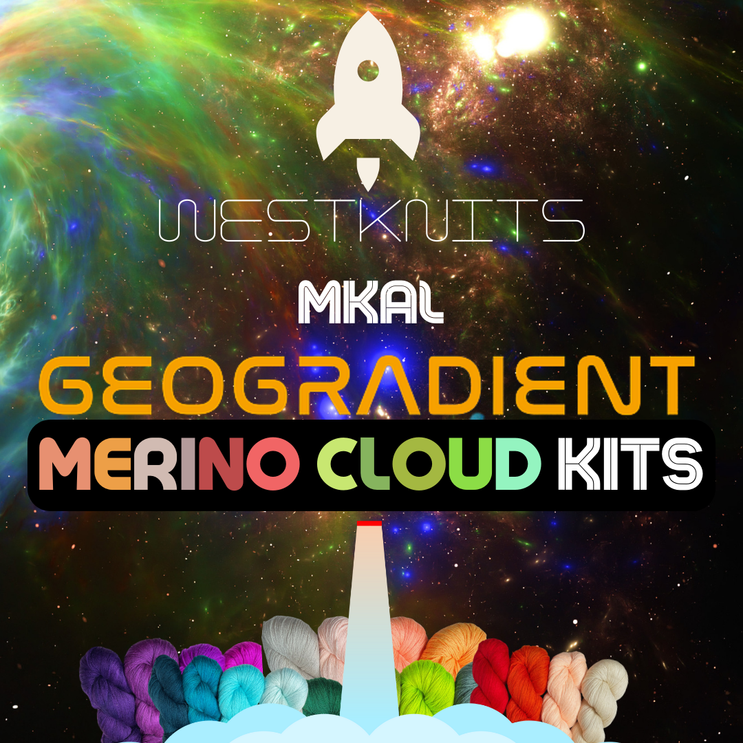 Westknits MKAL 2023 Kits: Geogradient - Merino Cloud Artyarns