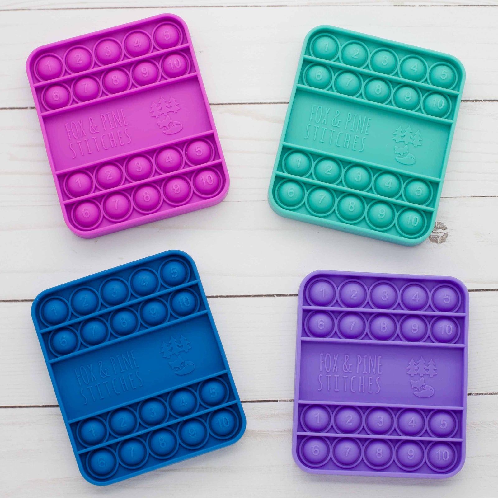 Colorful Row Counters | Knitting & Crochet Notions and Tools Fox & Pine Stitches