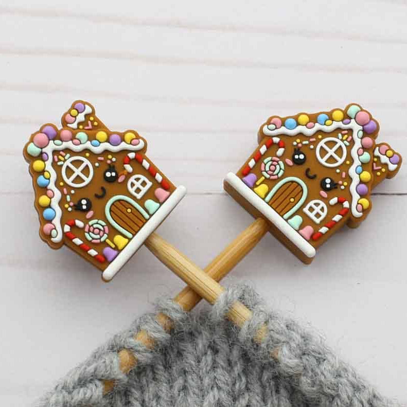 Colourful Gingerbread House | Stitch Stoppers - Fox & Pine Stitches