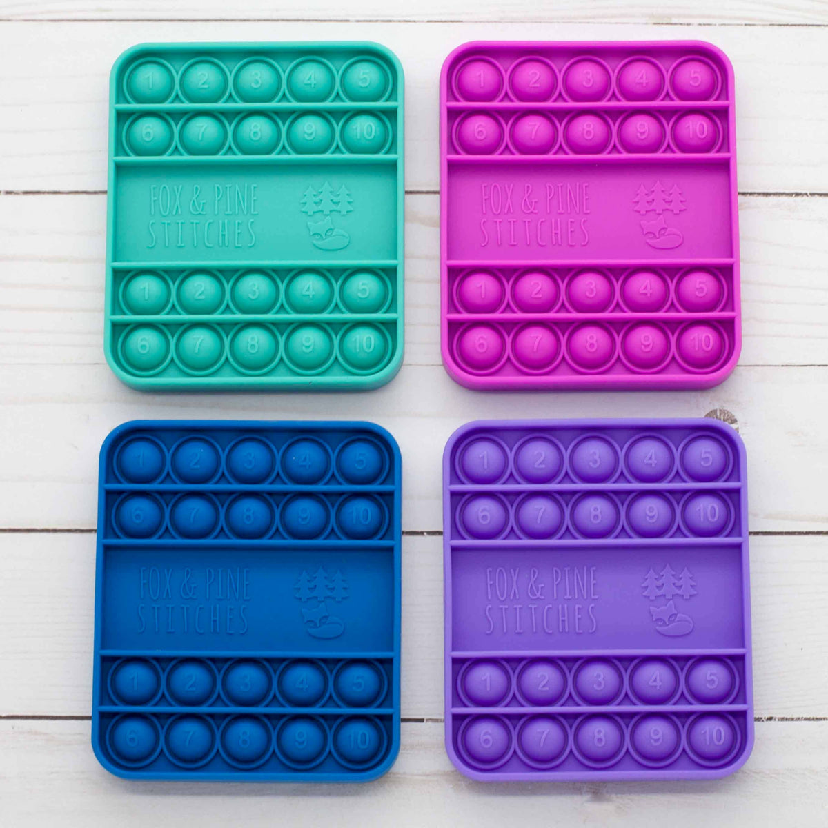 Colorful Row Counters | Knitting & Crochet Notions and Tools Fox & Pine Stitches