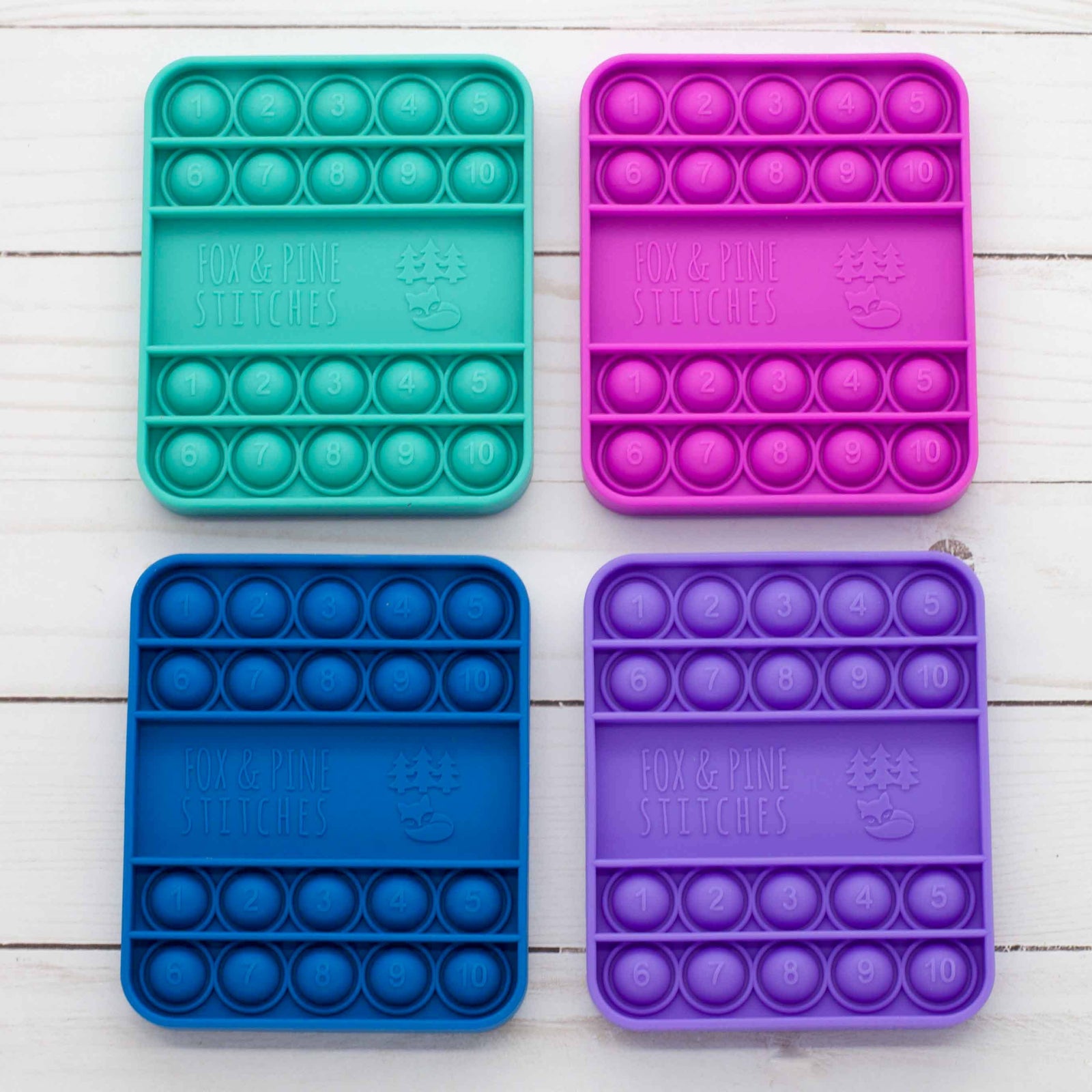 Colorful Row Counters | Knitting & Crochet Notions and Tools Fox & Pine Stitches