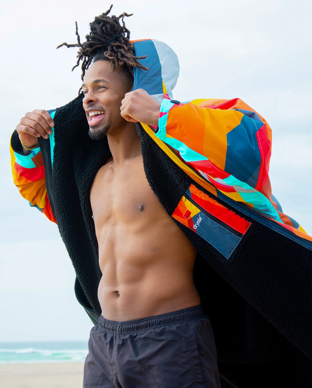 Limited Edition Abstract Dryrobe – Just One More Row