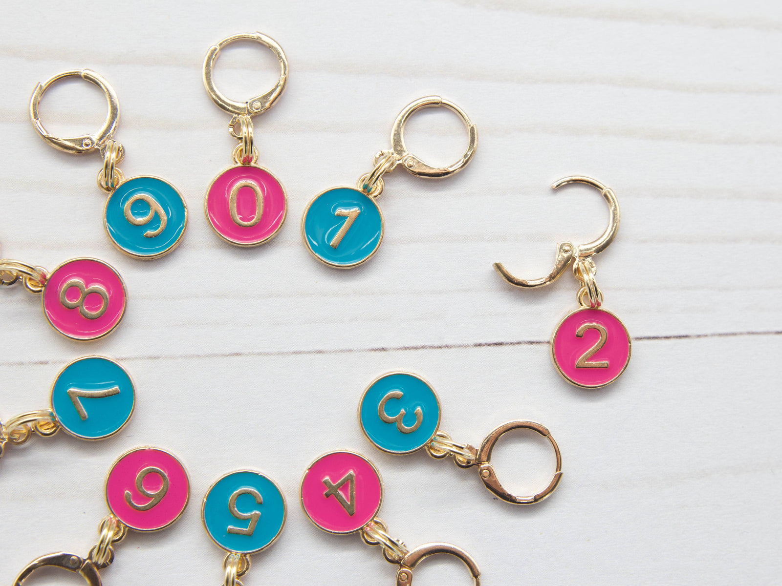 0-9 Number Counting | Stitch Markers Fox & Pine Stitches