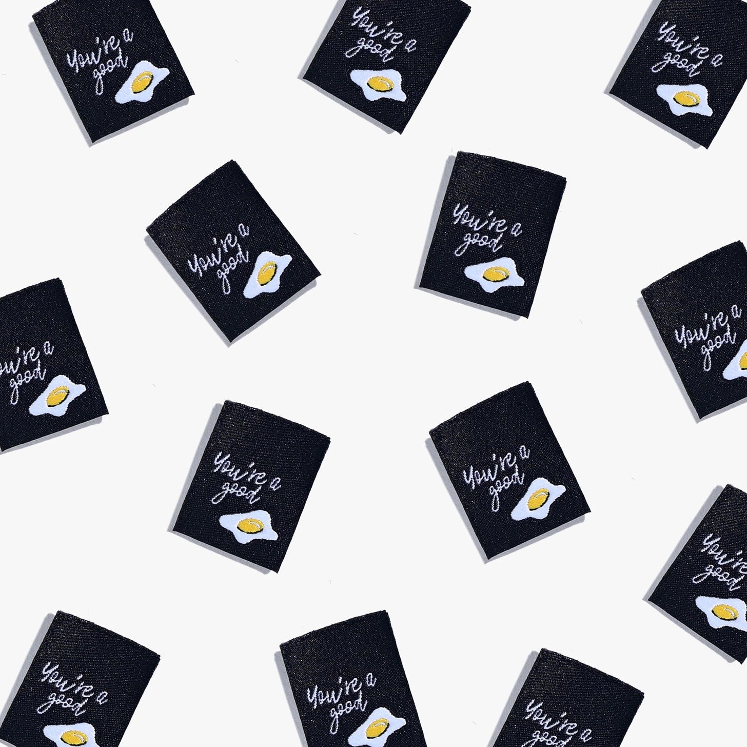 "You're A Good Egg" Woven Labels 6 Pack