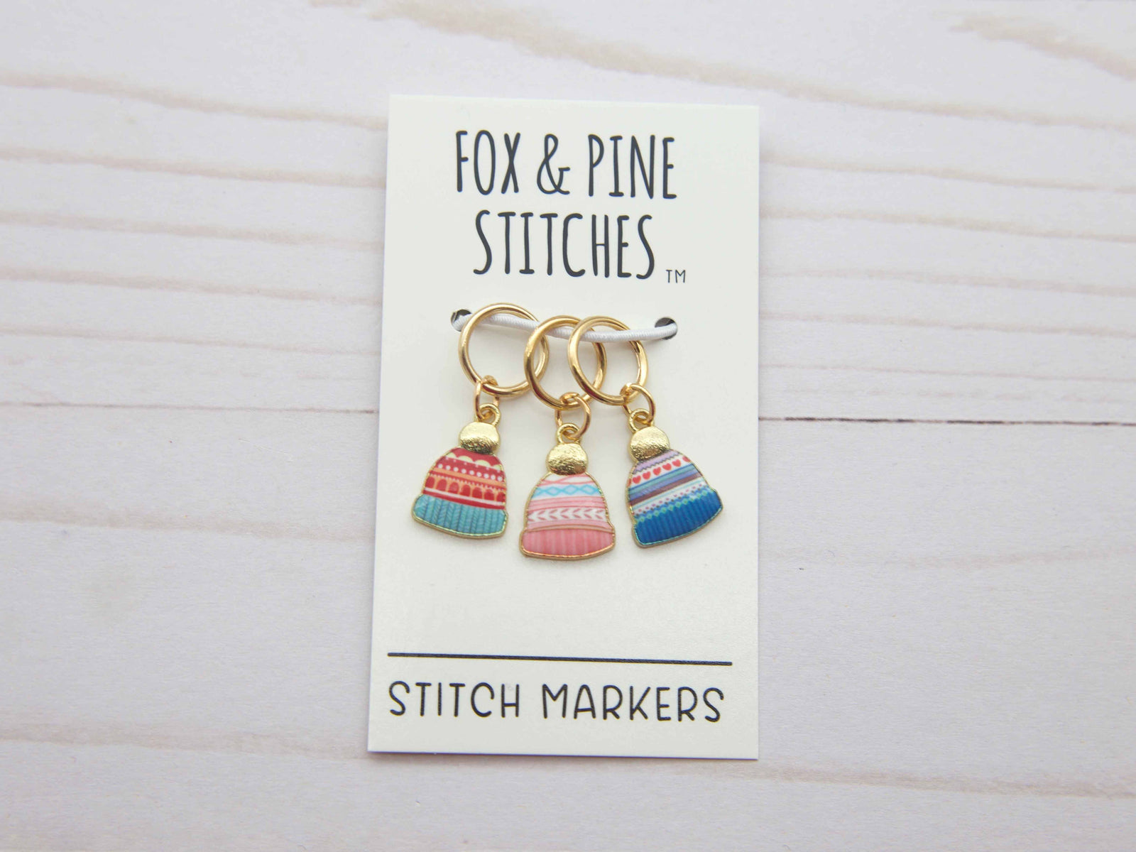 Fair Isle Hats | Stitch Markers Fox & Pine Stitches
