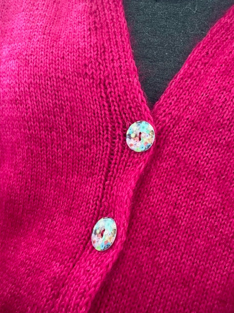 22mm - Floral Shell Buttons TextileGarden