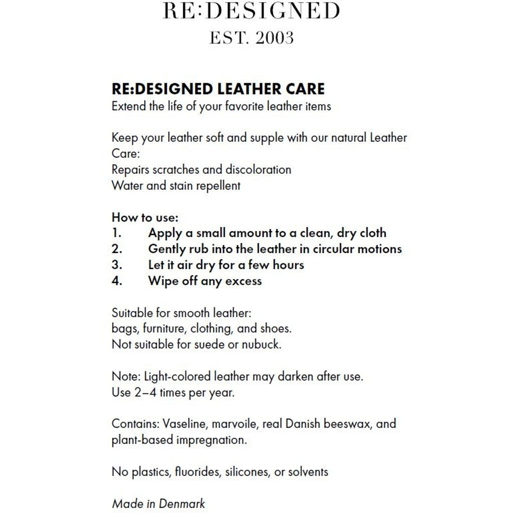 Re:Designed Leather Balm