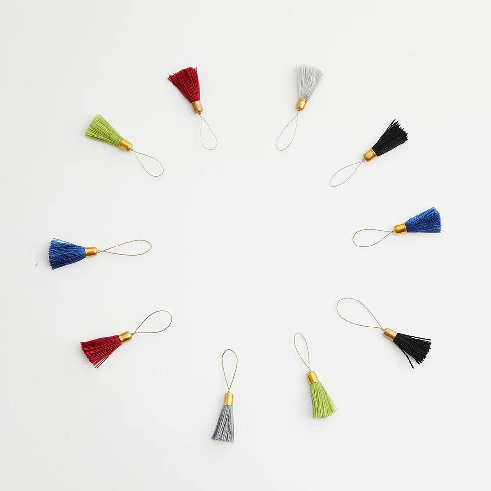 Tassel Stitch Markers by Lantern Moon tribeyarns