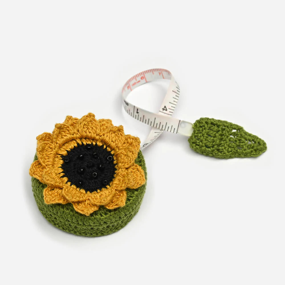 Sunflower Tape Measure by Lantern Moon tribeyarns