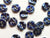 12mm - Blue Metal Undulating Imitation Abalone Shell TextileGarden
