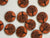 15mm - Matt Orange with Tree TextileGarden