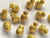 18mm - Gold Metallic Pineapple Buttons TextileGarden