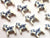 18mm - Off White Dala Horse / Pony Buttons TextileGarden