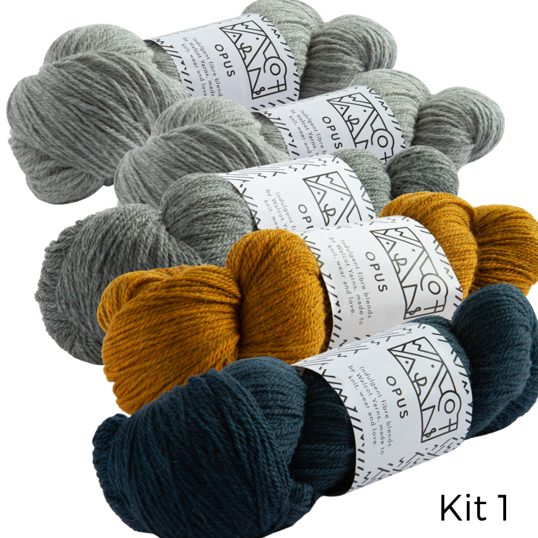 Opus Shawl Set Walcot Yarns