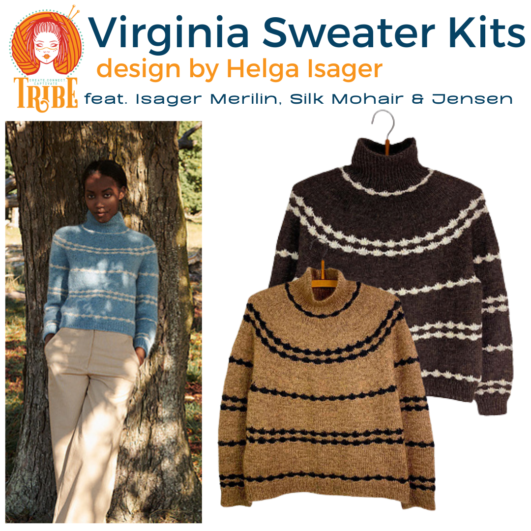 Virginia Sweater Kit by Helga Isager | London -