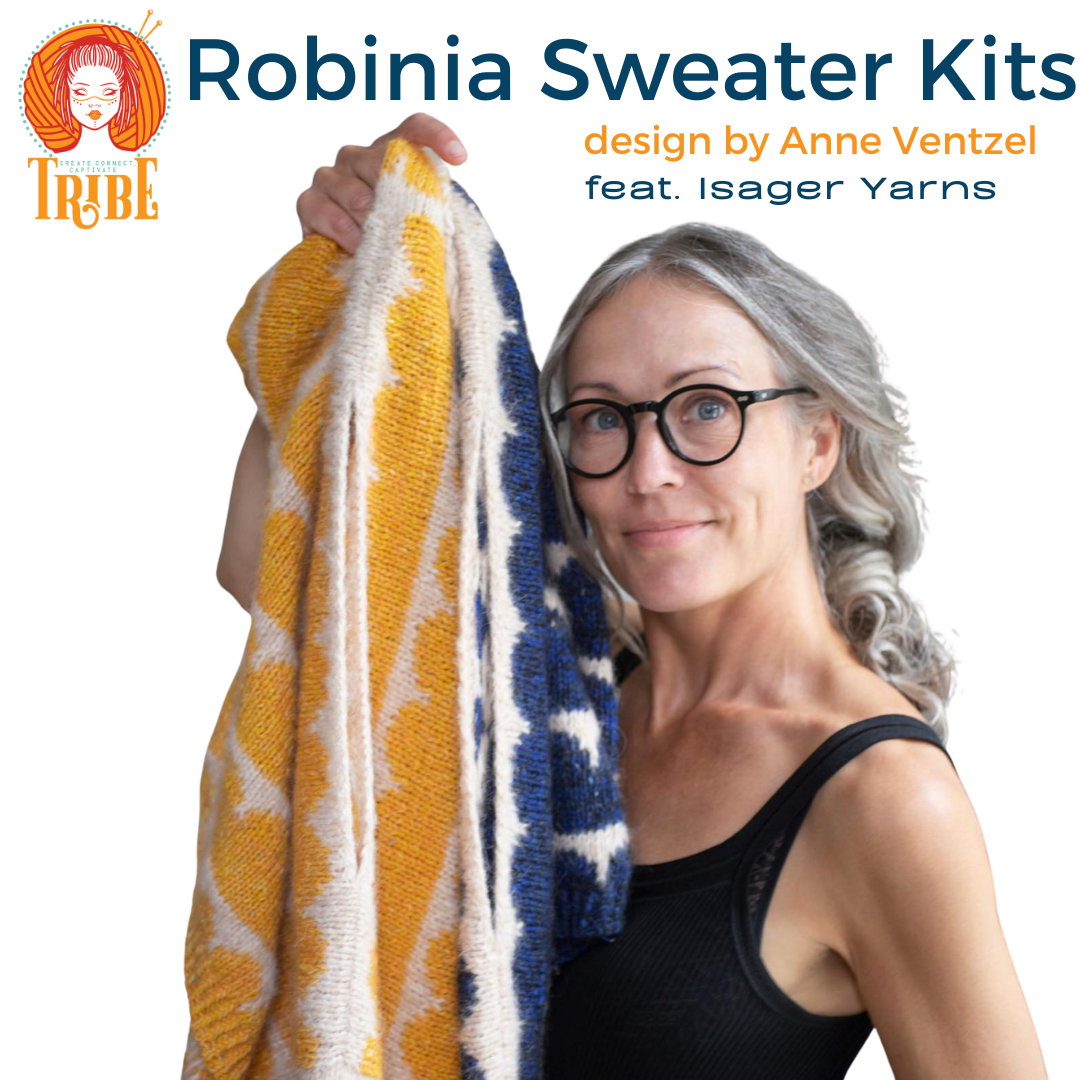 Robinia Sweater Kit by Anne Ventzel Isager