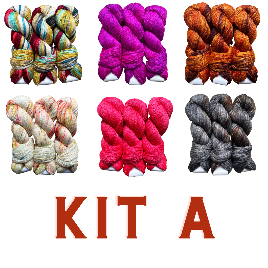 Robinia Sweater Kits with Silky Twist Artyarns