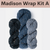 Madison Wrap Kits with Woolstok Tweed Blue Sky Fibers