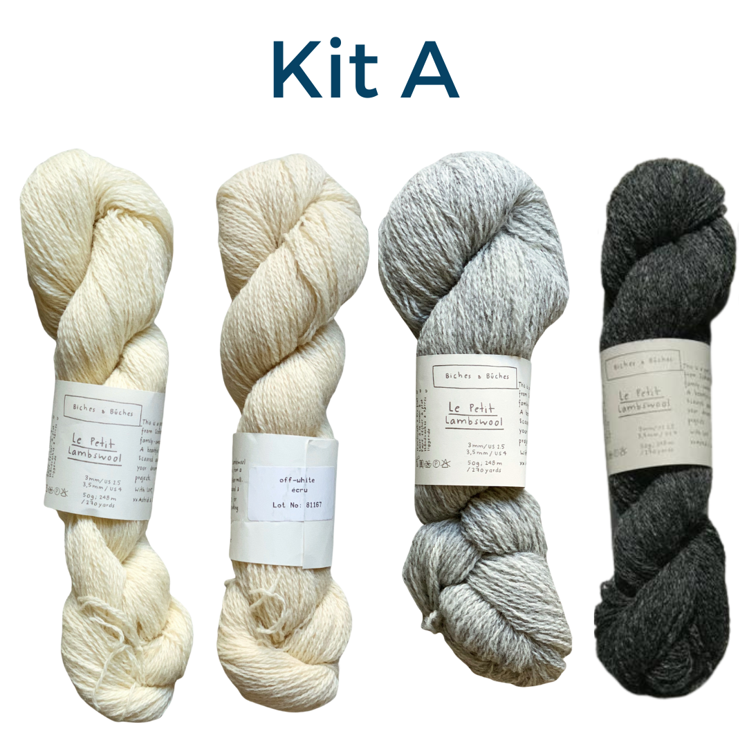 Isla Shawl Kits by Astrid Troland Biches & Bûches