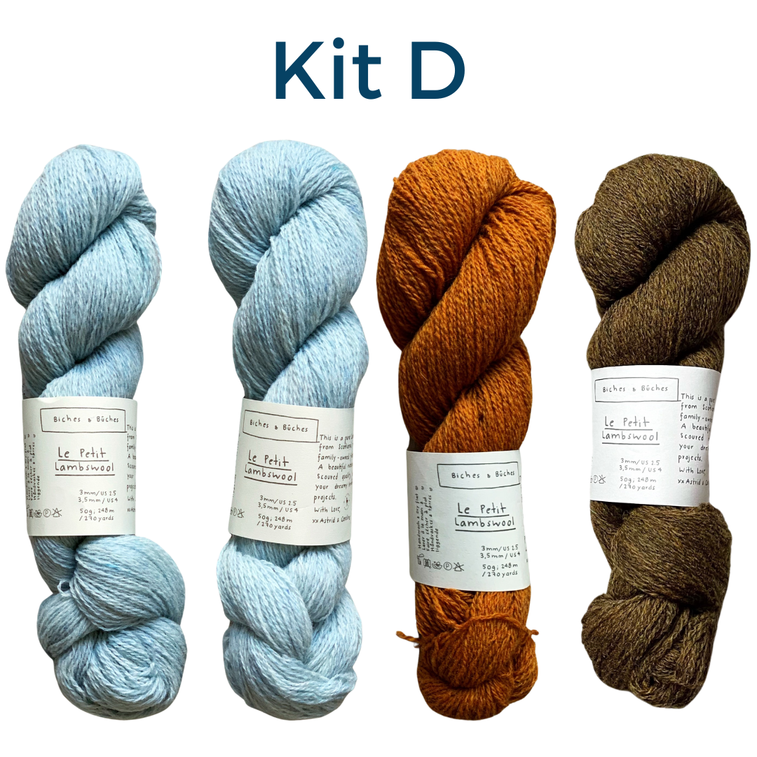 Isla Shawl Kits by Astrid Troland Biches & Bûches