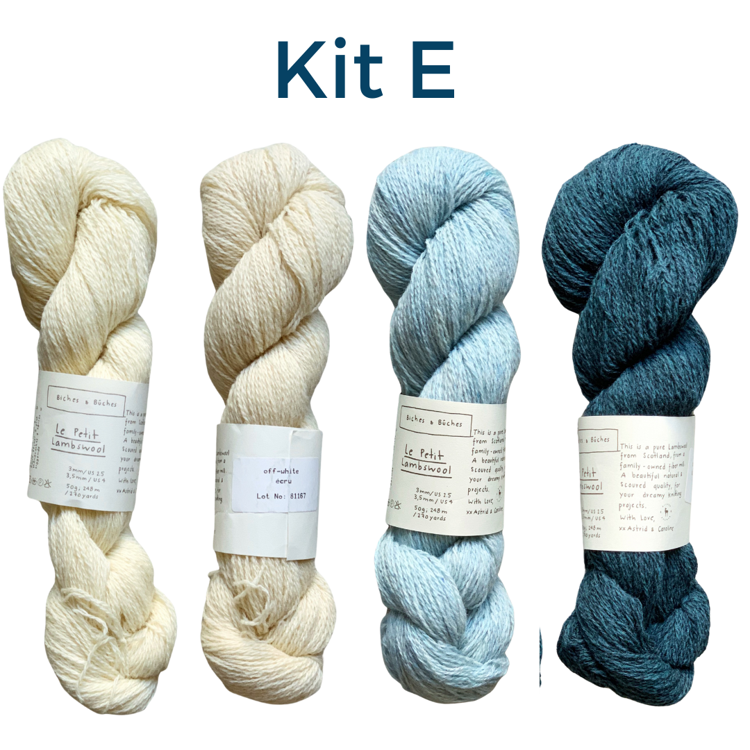 Isla Shawl Kits by Astrid Troland Biches & Bûches