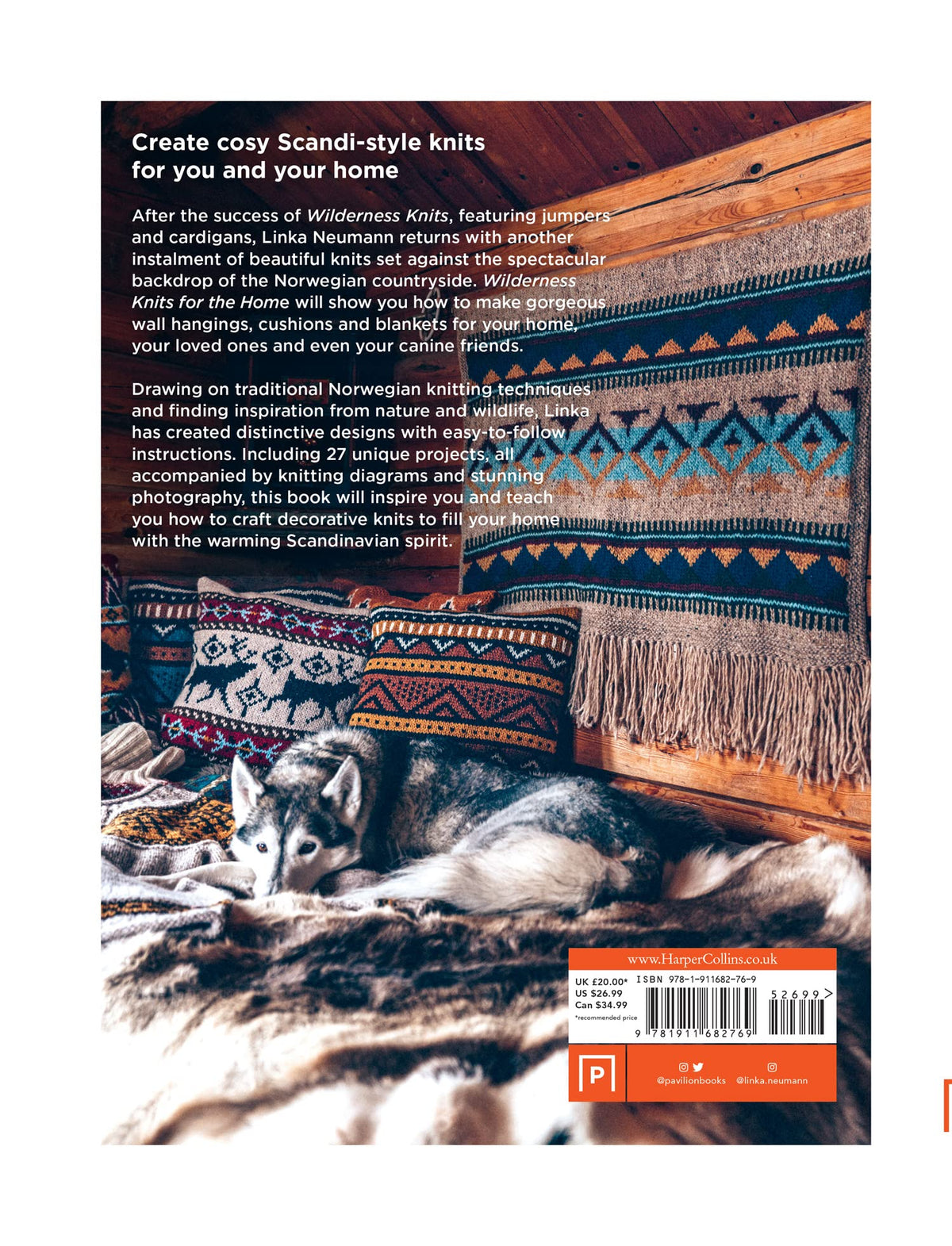 Wilderness Knits for the Home by Linka Neumann Pavillion Books