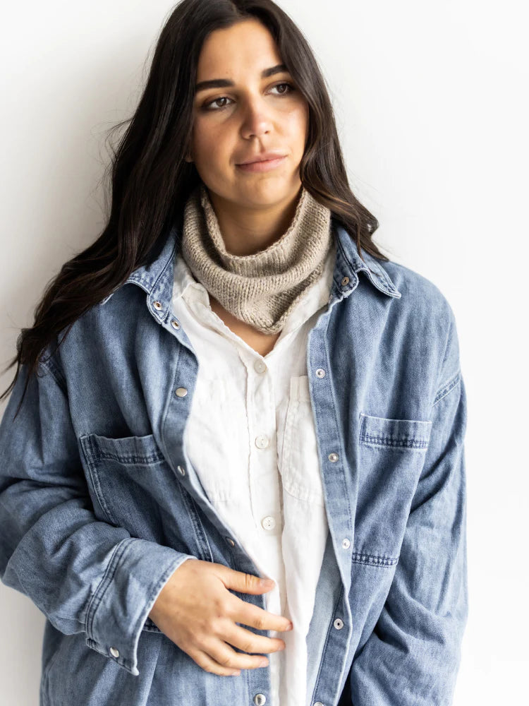 Classic Bespoke Cowl Pattern by Clinton Hill Cashmere Clinton Hill Cashmere