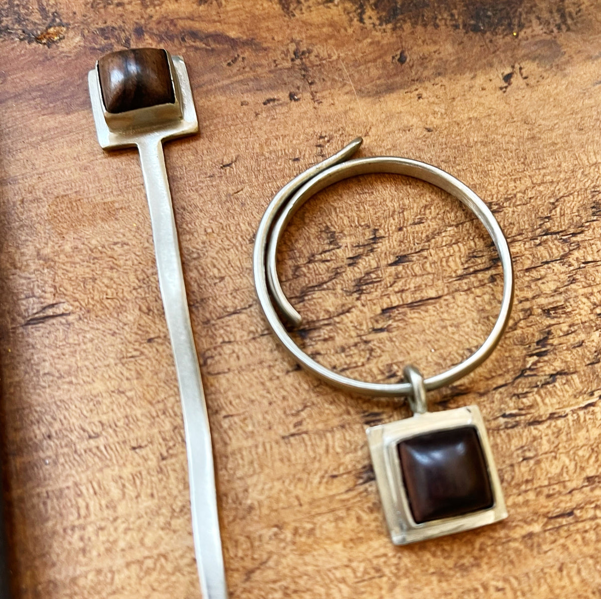 Rosewood Charm Shawl Pin JUL Designs