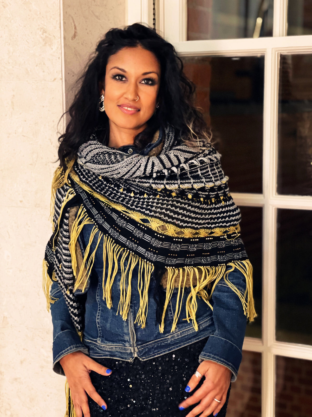 Handmade Tribal Brass Dangles - Small Spirals tribeyarns