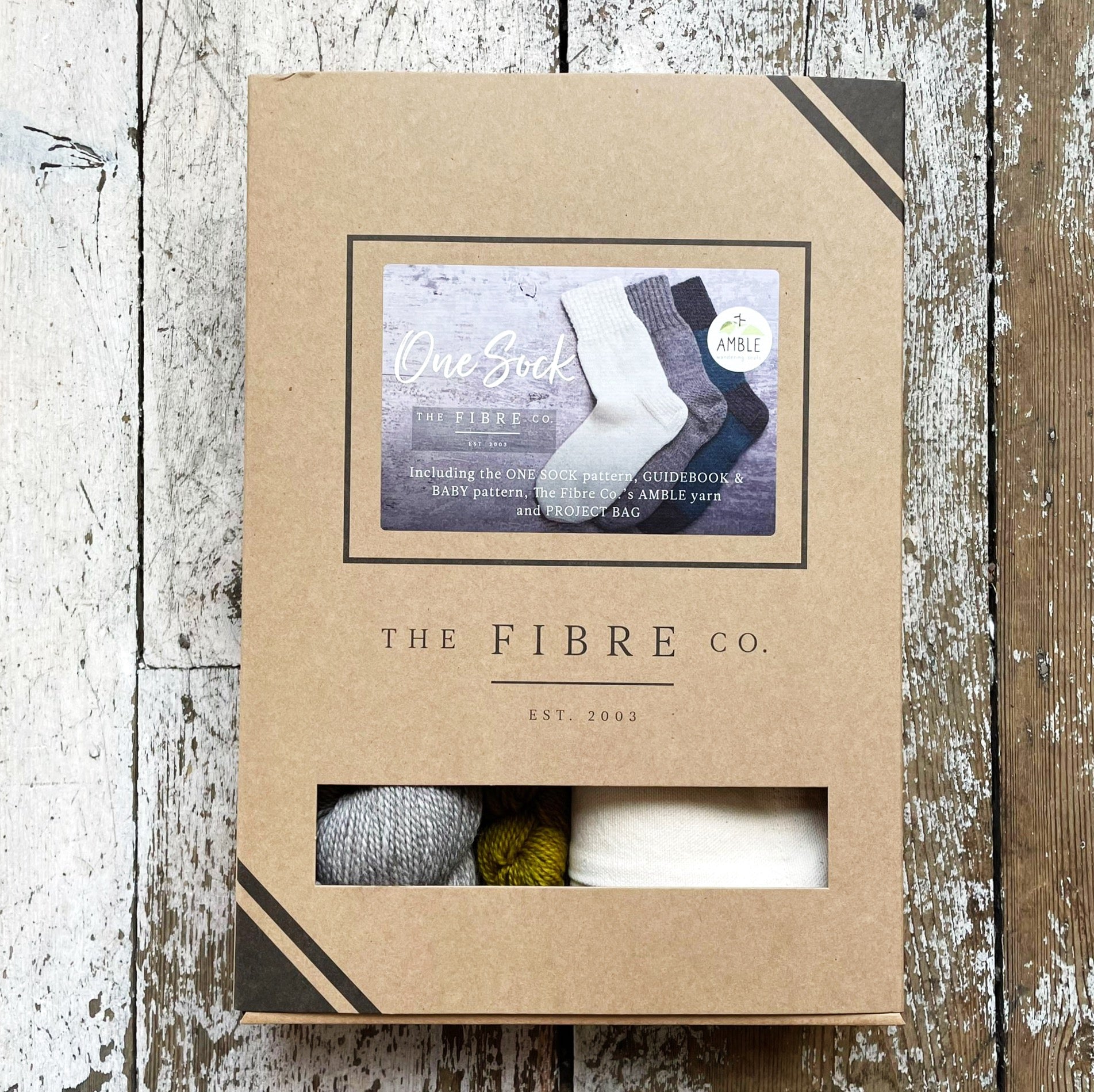 One Sock Knitting Kit - Essential The Fibre Co