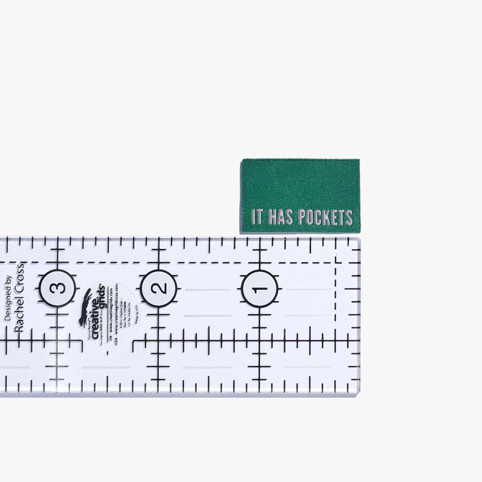 "It Has Pockets" Multipack Woven Labels 10 Pack Kylie and the Machine