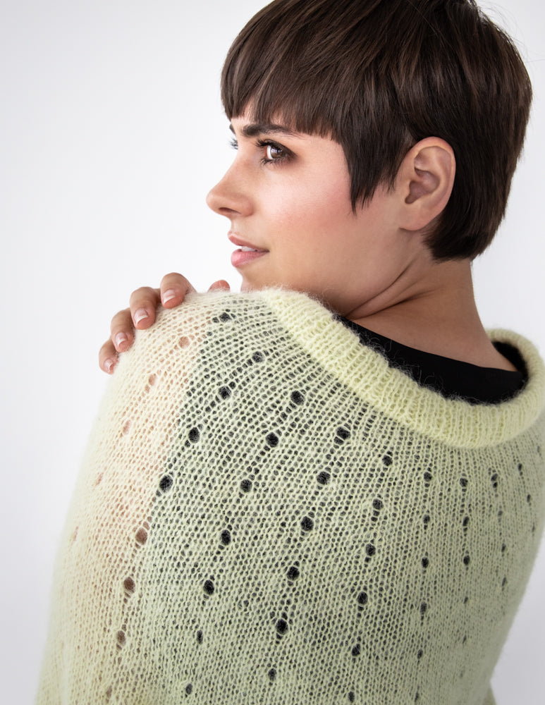 Kaskade Cardigan Pattern KAOS Yarn
