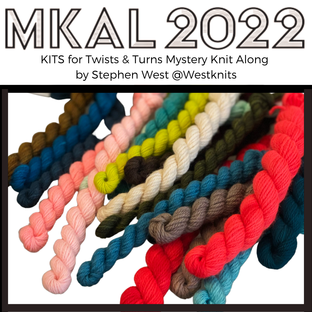 Westknits MKAL 2022 Kits: Twists & Turns Artyarns