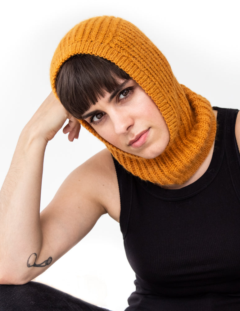 Kudos Hood Pattern KAOS Yarn