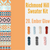 Richmond Hill Sweater Kit 20 - Ember Glow Blue Sky Fibers