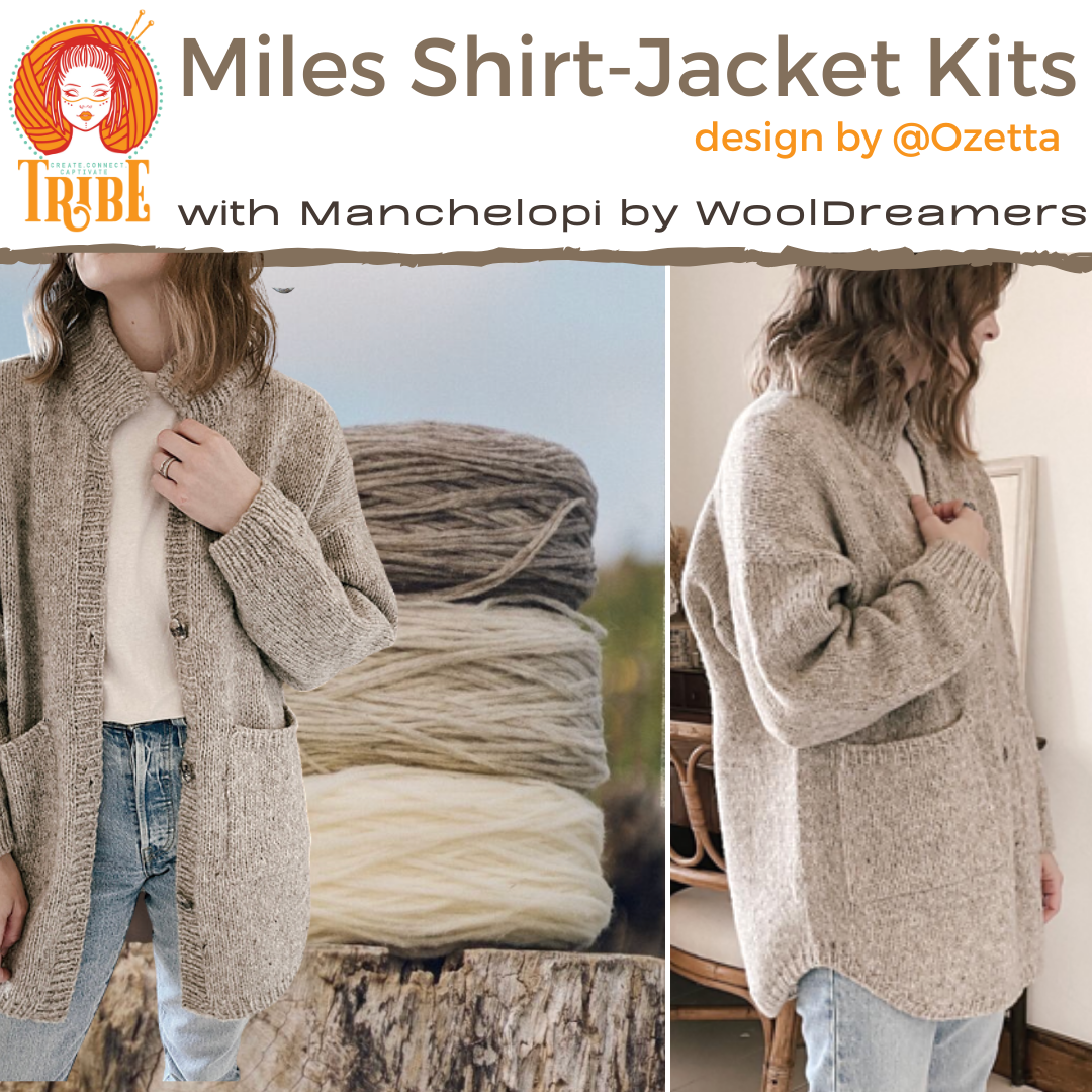Miles Shirt-Jacket Kit with Manchelopi Wooldreamers
