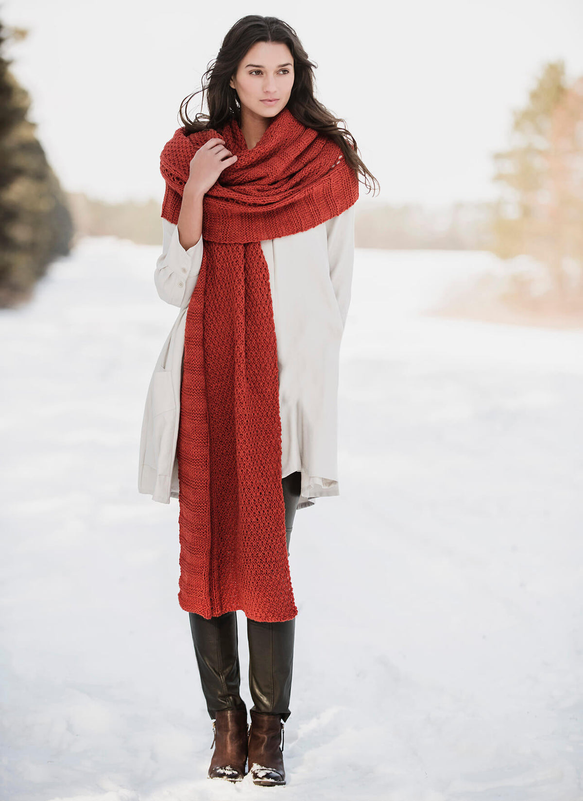 Endless Wrap Kit in Woolstok Blue Sky Fibers