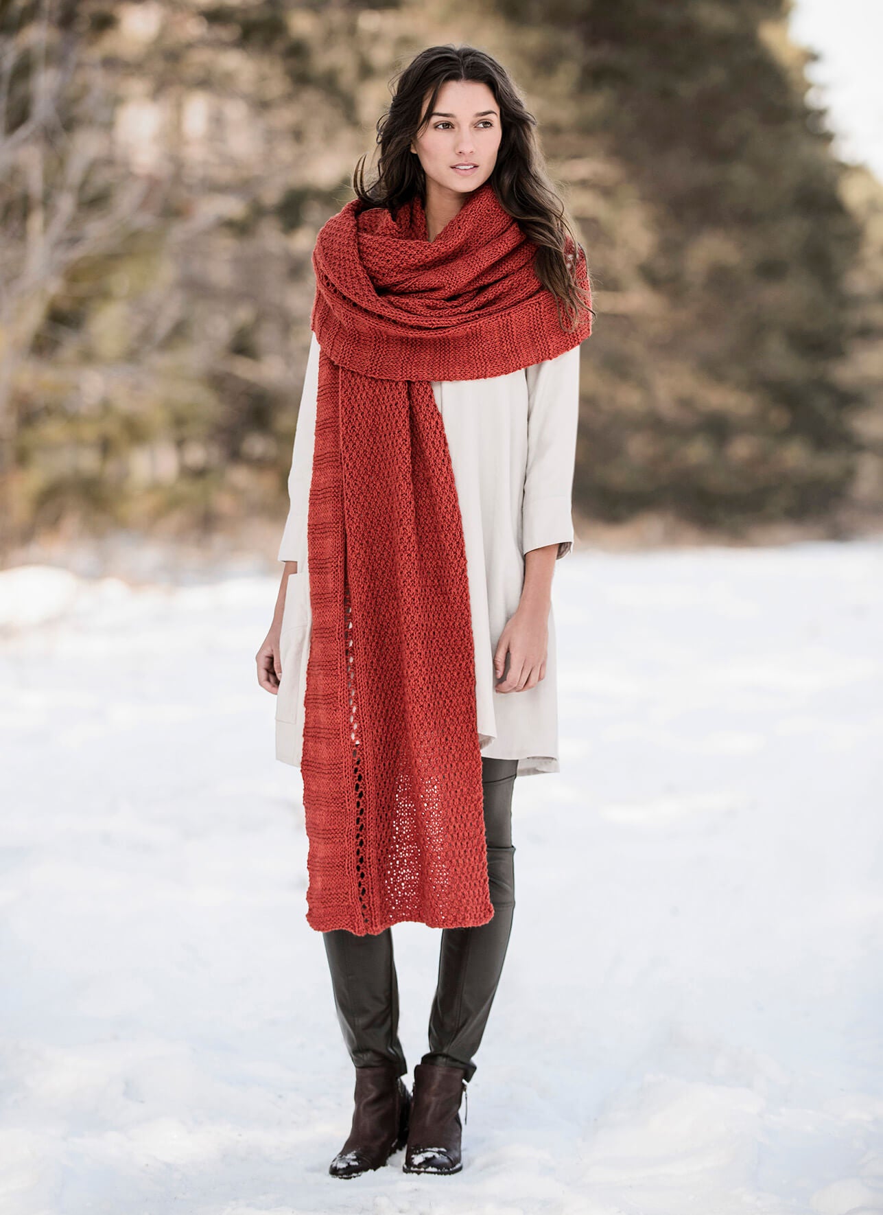 Endless Wrap Kit in Woolstok Blue Sky Fibers