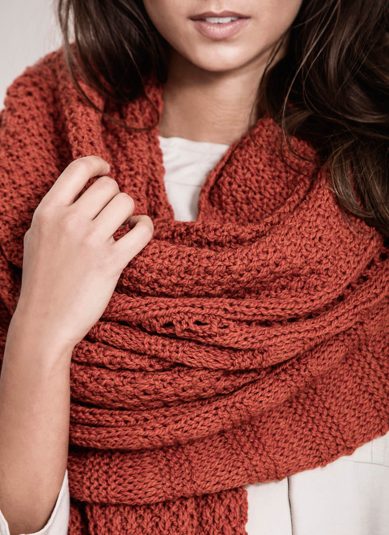 Endless Wrap Kit in Woolstok Blue Sky Fibers