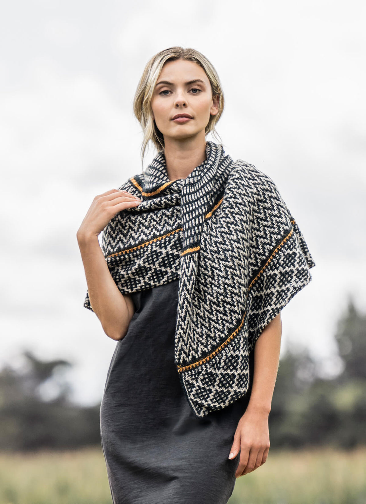 Tivoli Shawl Kit Blue Sky Fibers