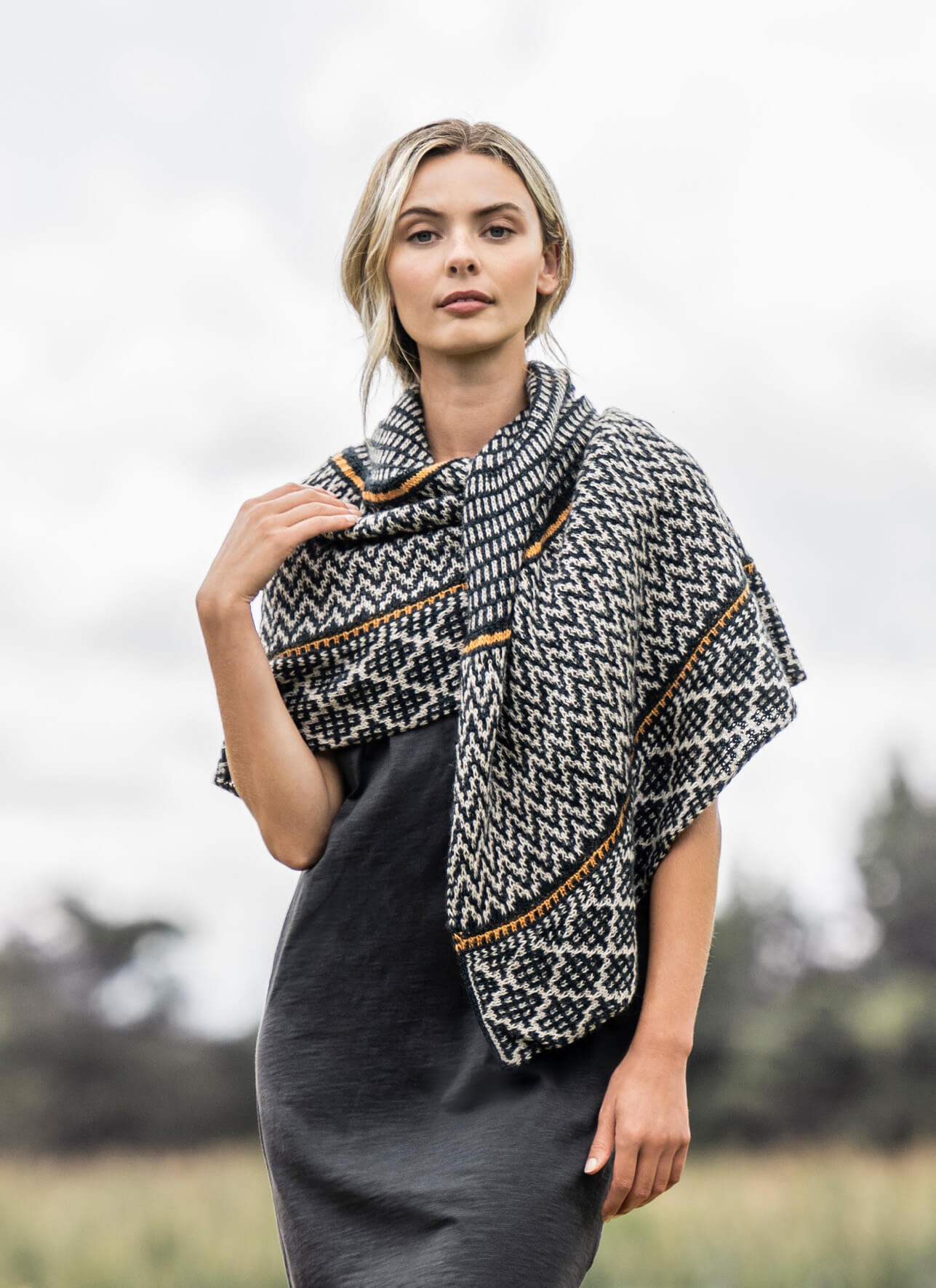 Tivoli Shawl Kit Blue Sky Fibers