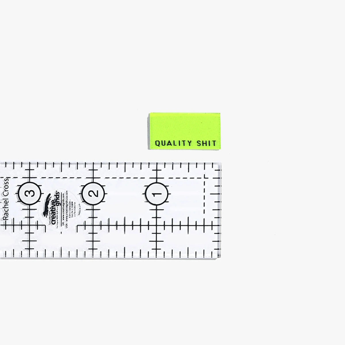 "Quality Shit" Woven Labels 6 Pack Kylie and the Machine